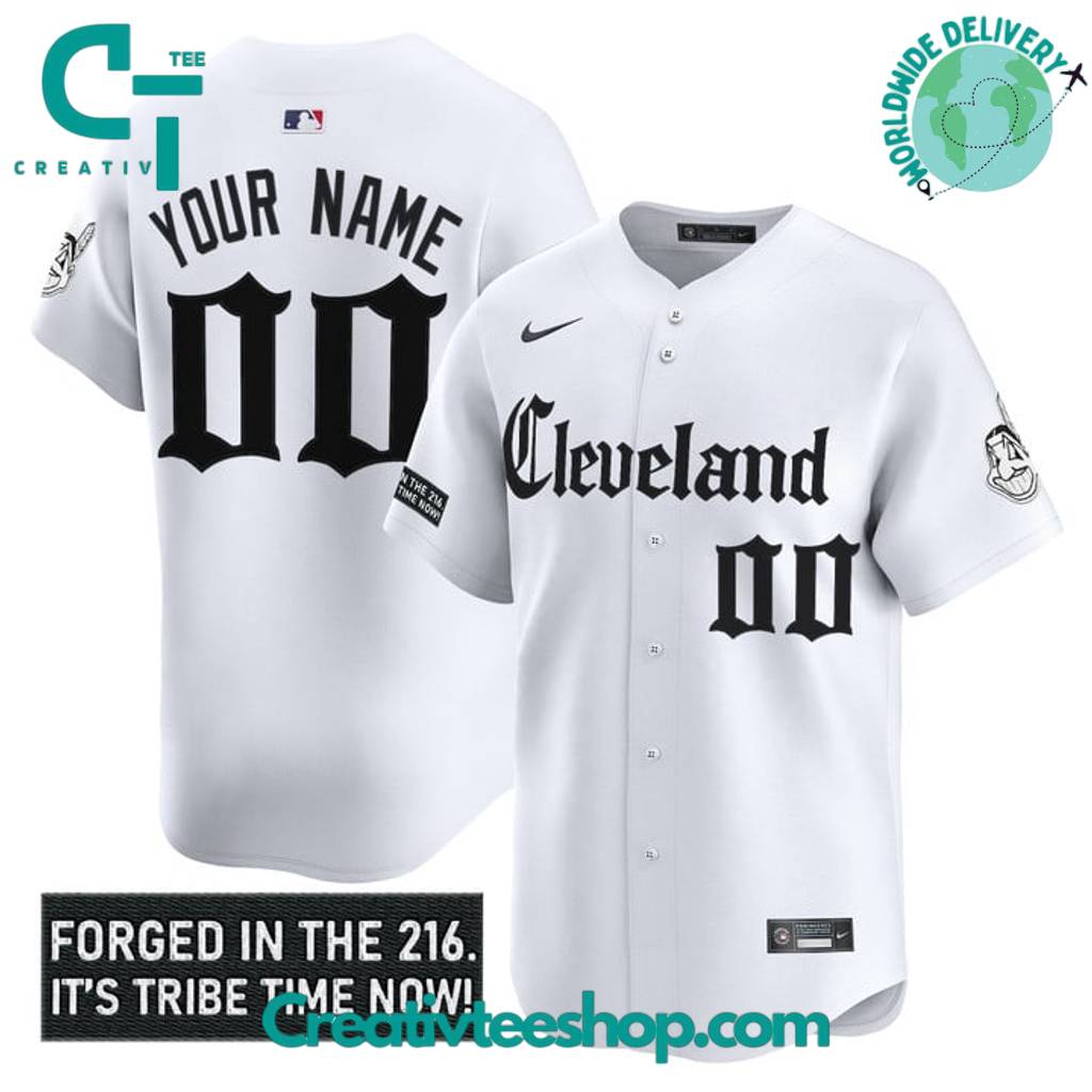 Cleveland Indians 'Gothic Iron Edition' Special Edition Baseball Jersey