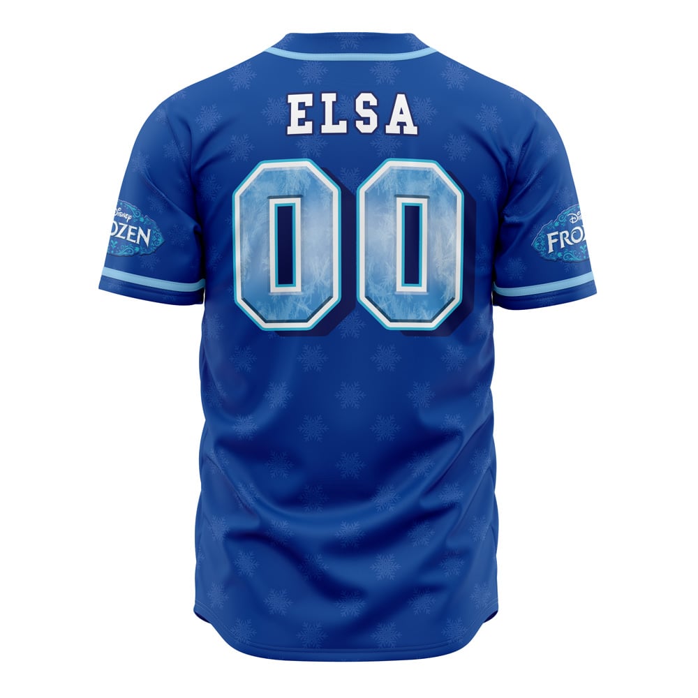 Elsa Frozen V2 Baseball Jersey