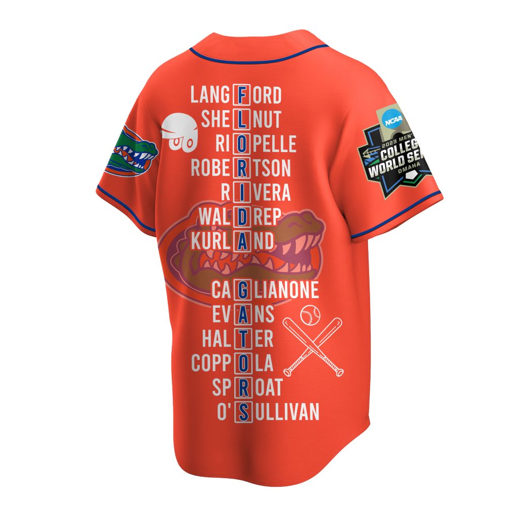Florida Gators 2023 Champions Baseball Jersey – Celebrate Victory In Style!
