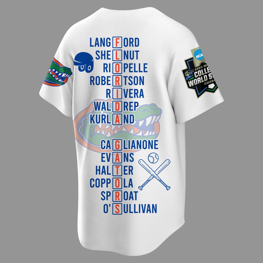 Florida Gators 2023 Champions Baseball Jersey – Celebrate Victory In Style!