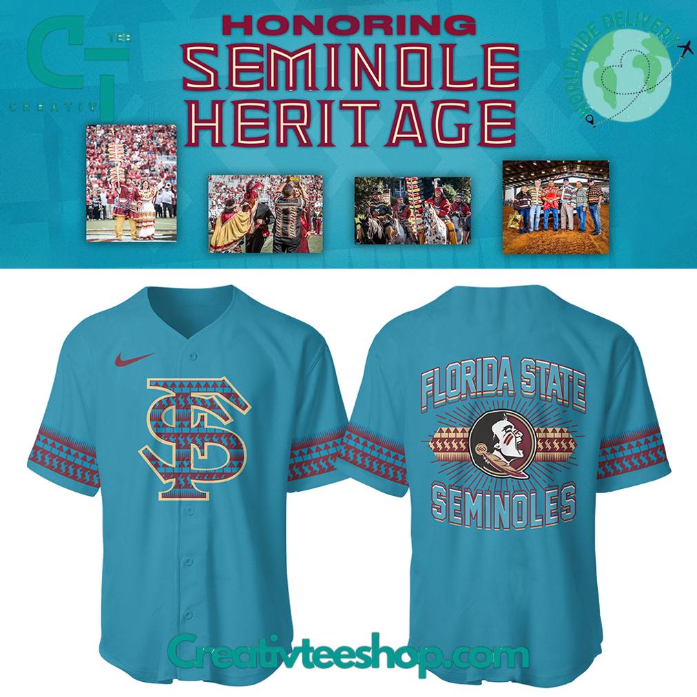 Fsu Seminoles Honoring Seminole Heritage 2025 Special Baseball Jersey