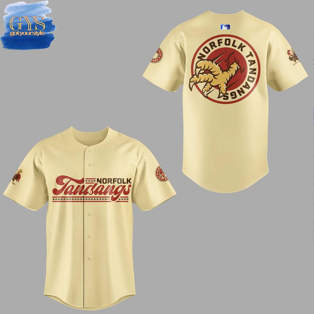 Norfolk Tandas Team Jersey - Premium Baseball Fan Apparel, Unisex Sizes Available